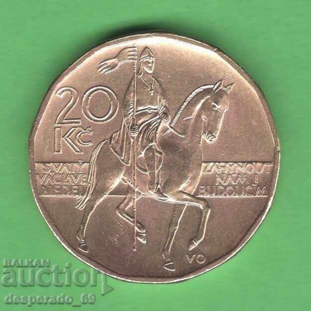 (¯`'•.¸ 20 Korun 2020 CZECH REPUBLIC aUNC ¸.•'´¯)