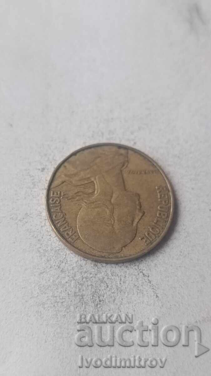 Franța 20 centime 1968 cu preț € 0.24 | 0.47 BGN