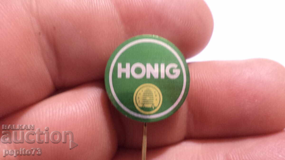 Insigna publicitară, Honig, marcă de produse alimentare cu preț € 0.50 | 0.98 BGN