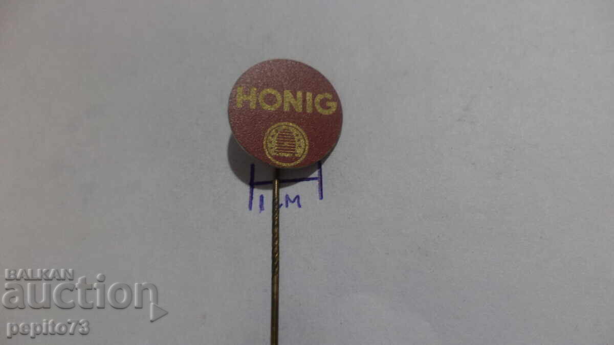 Аукцион значка рекламна ,Honig,марка хранителни продукти