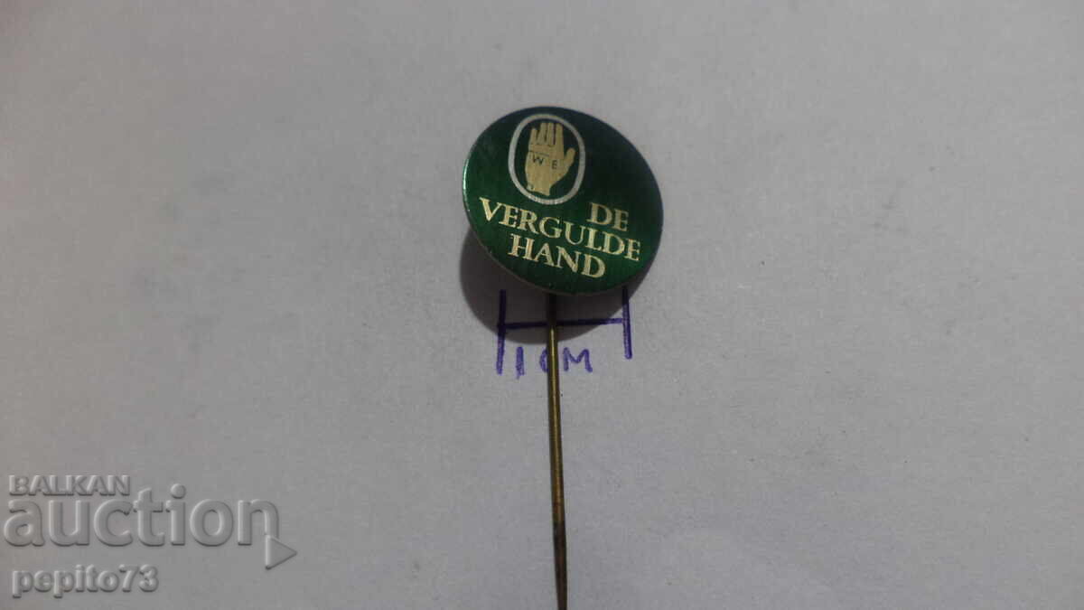 Διαφημιστικό σήμα, De Vergulde Hand, σαπούνι ναρκωτικών με τιμή € 0.50 | 0.98 BGN Διαφημιστικό σήμα, De Vergulde Hand, σαπούνι ναρκωτικών με τιμή € 0.50 | 0.98 BGN