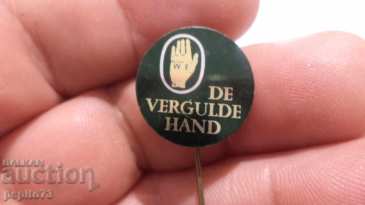 Διαφημιστικό σήμα, De Vergulde Hand, σαπούνι ναρκωτικών Διαφημιστικό σήμα, De Vergulde Hand, σαπούνι ναρκωτικών