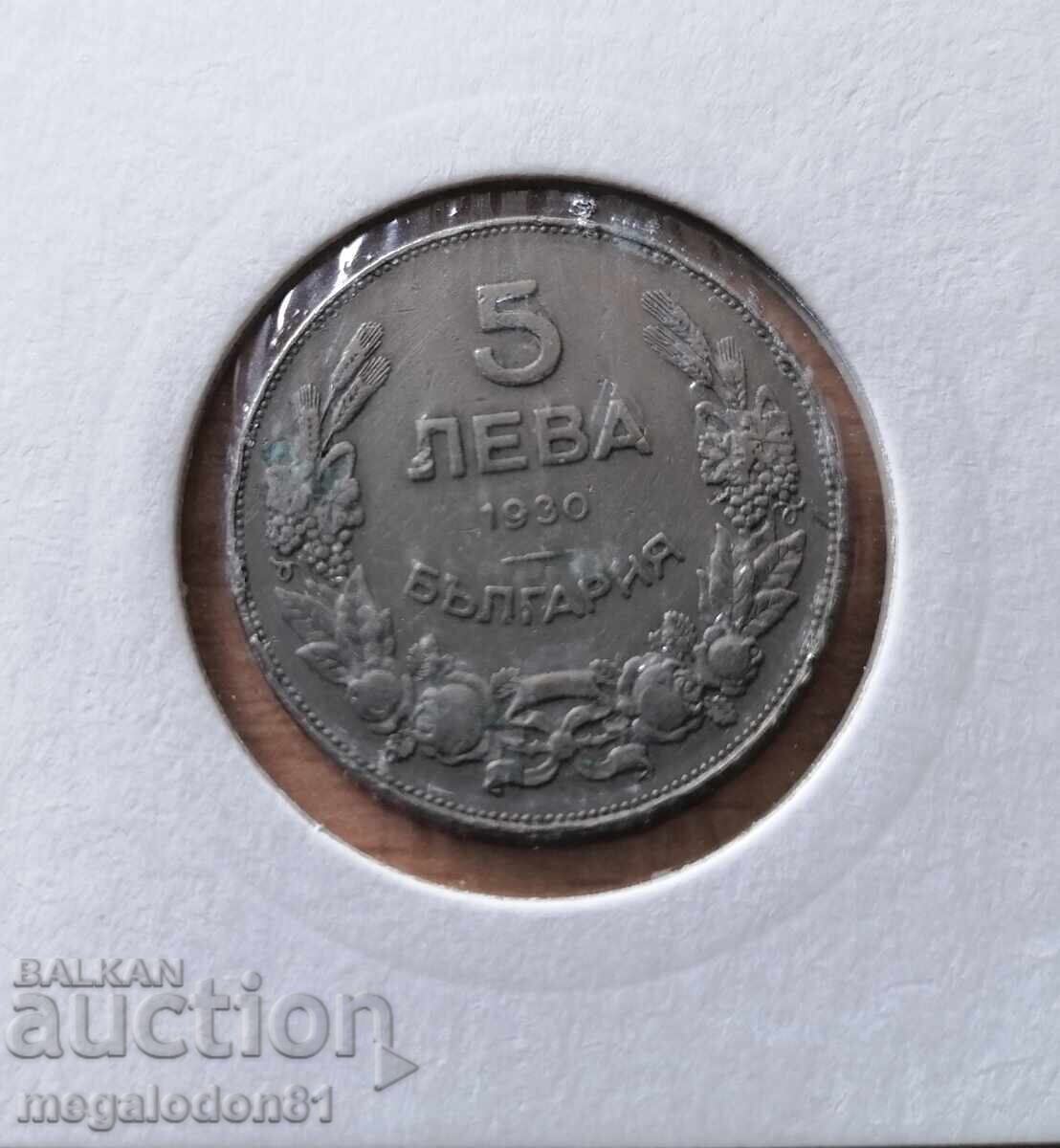 Bulgaria - 5 Leva 1930