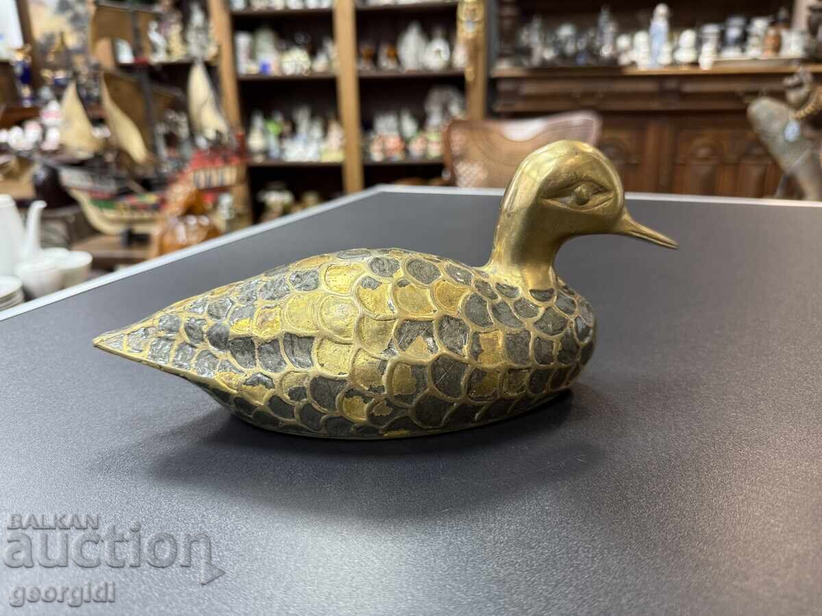 Rață masivă din alamă. №7872 - 5