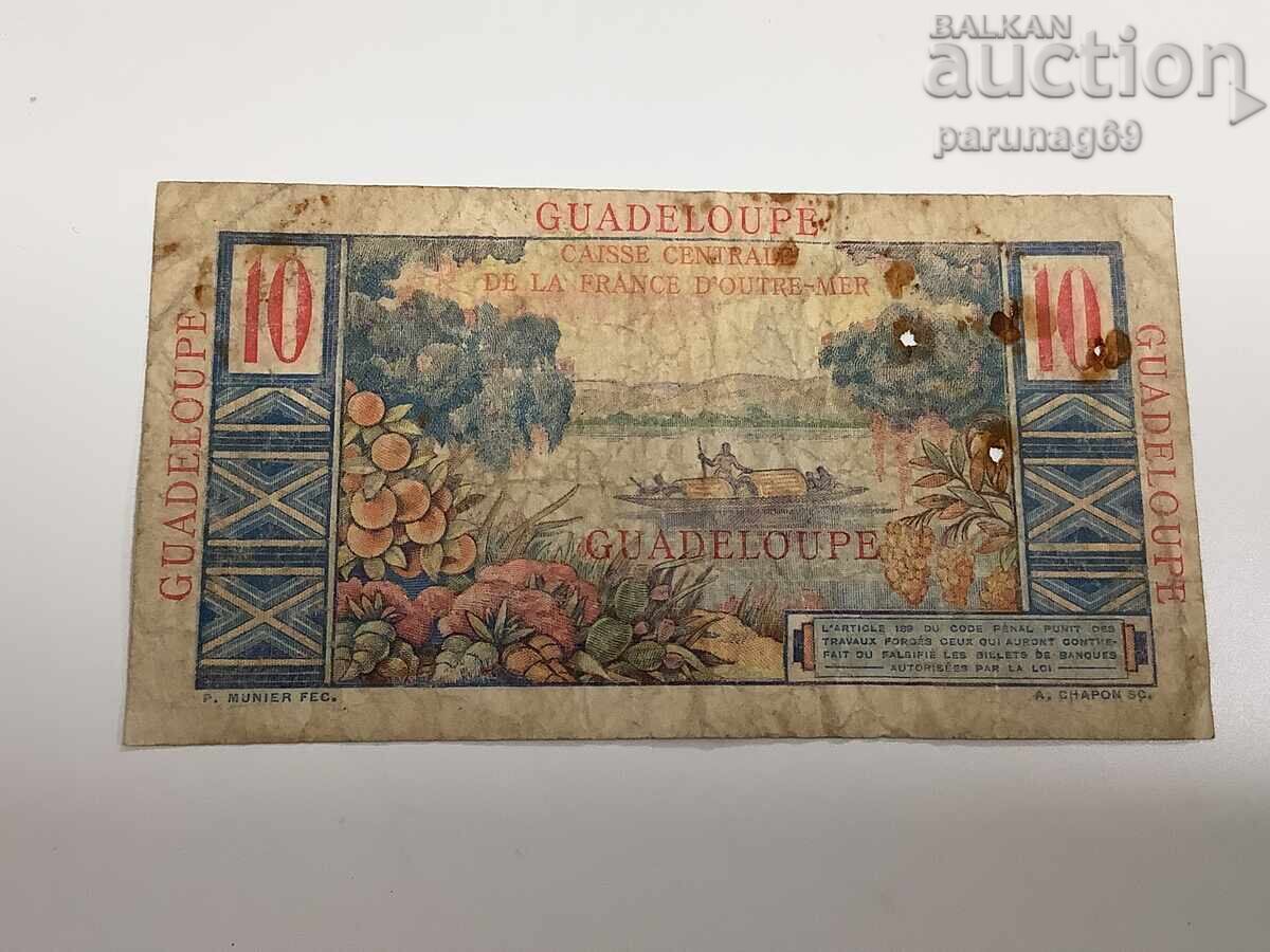 Guadelupa 10 franci 1920 cu preț € 23.00 | 44.98 BGN