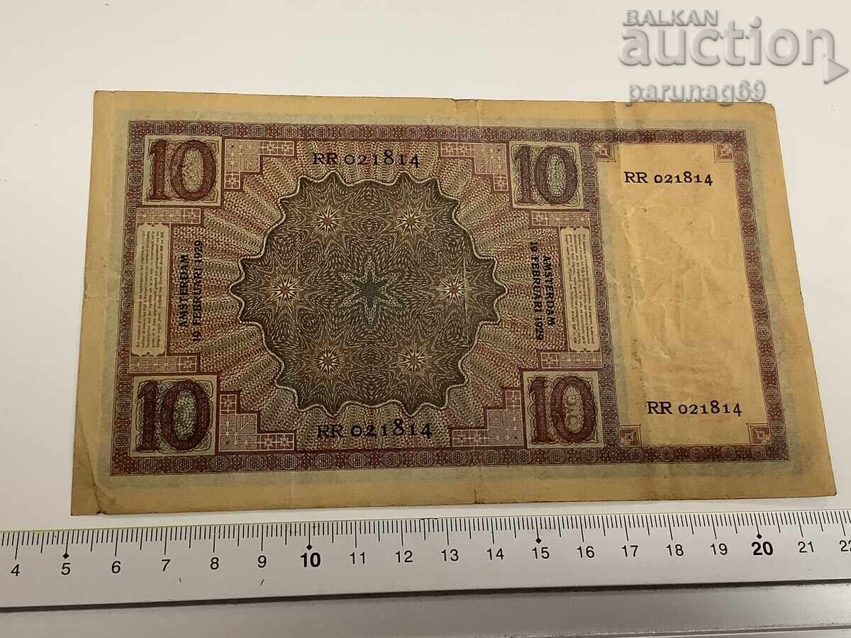 Licitație Olanda 10 guldeni 1929 Licitație Olanda 10 guldeni 1929