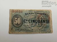 Ιταλία 50 λεπτά 1870 Τοσκάνη