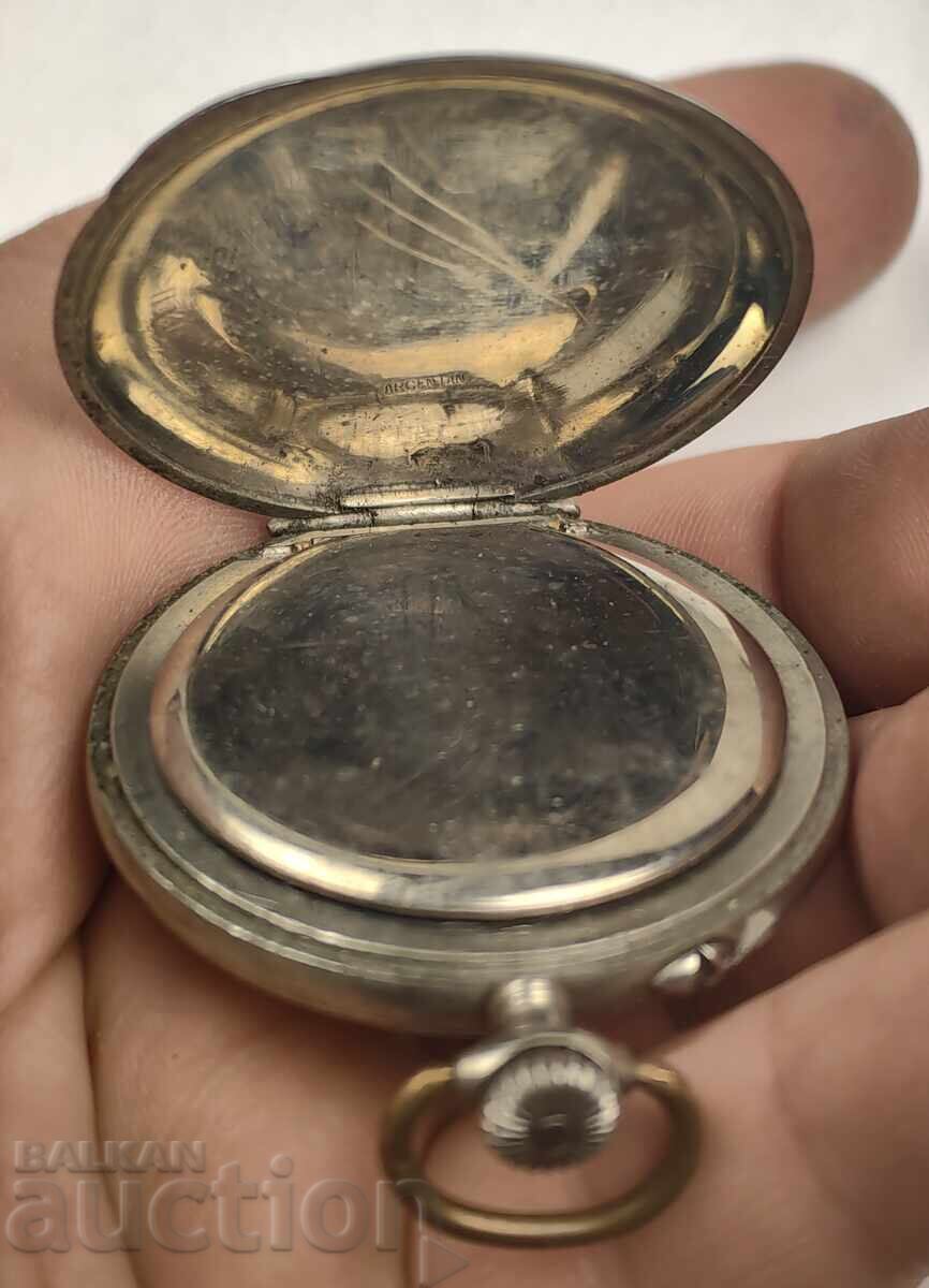 NU FUNCȚIONEAZĂ CEAS DE BUZUNAR VECHI FRUMOS - 5