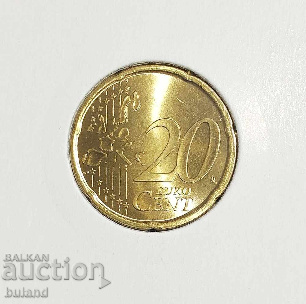 Spania UNC Monedă Euro 20 Cenți 1999 Euro Cent Spania cu preț € 1.50 | 2.93 BGN