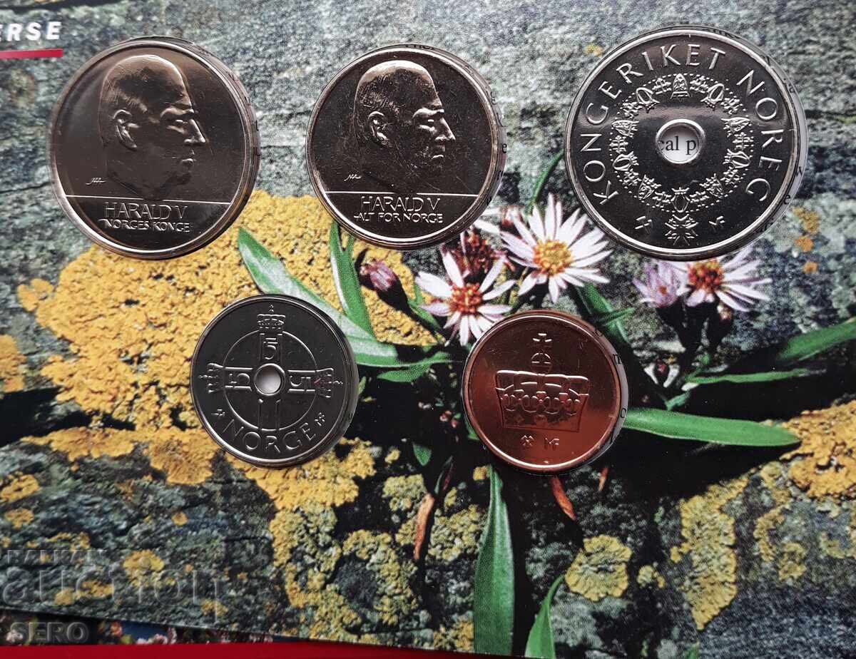 Livrarea Norvegia - SET 2002 din 5 monede