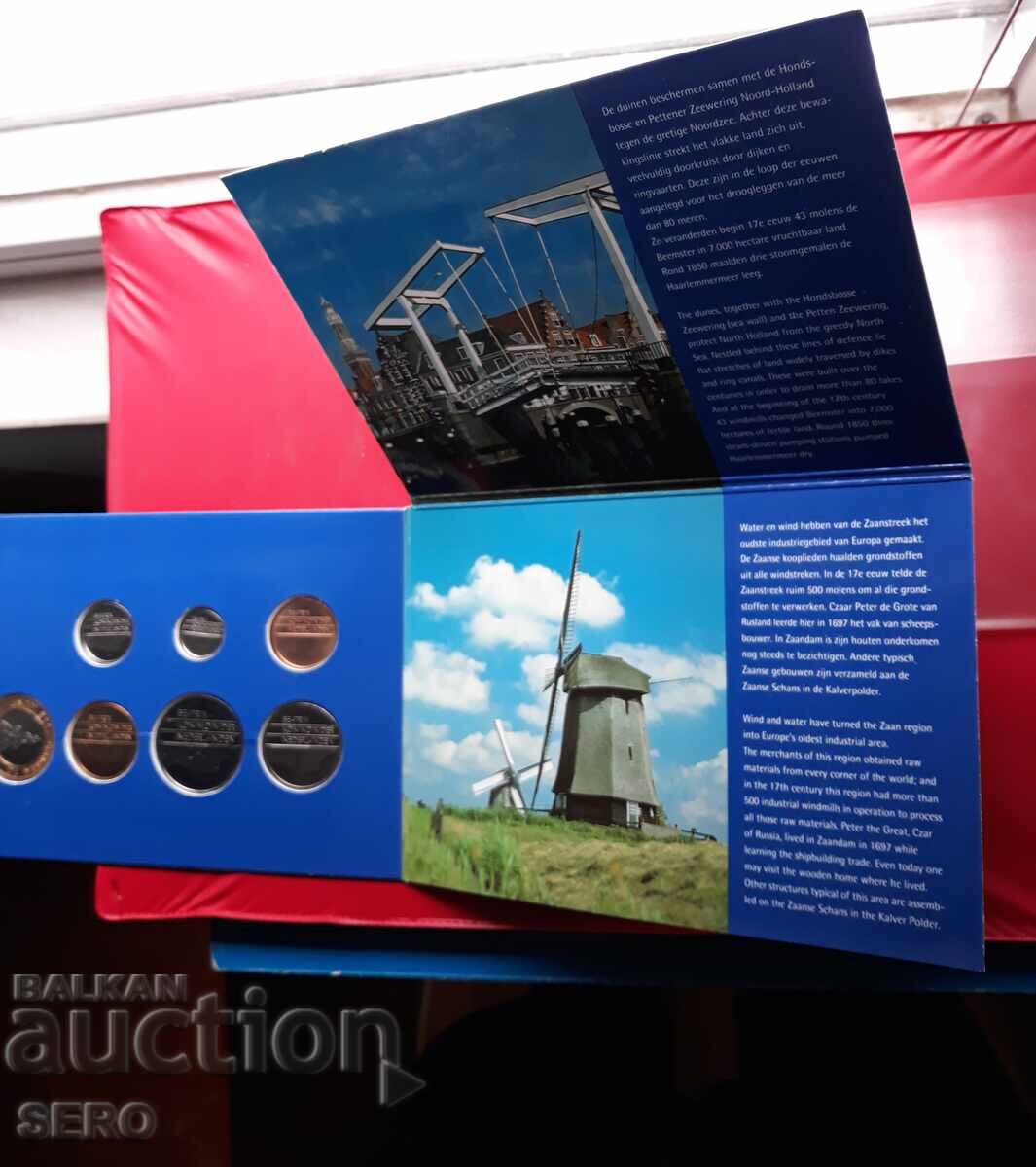 Delivery of Netherlands - SET 1998 of 6 coins + medal