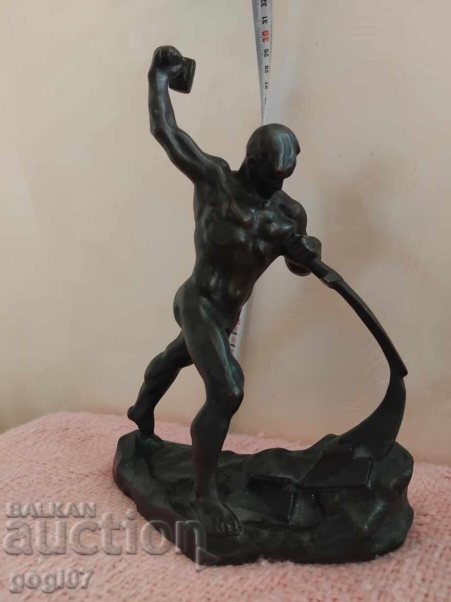 Sculptură de autor, statuetă, plastic, URSS Sculptură de autor, statuetă, plastic, URSS