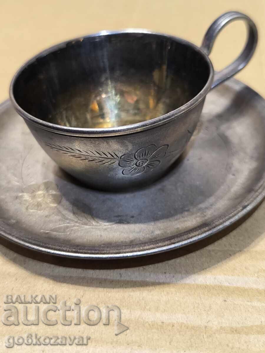 URSS, Anii '70, Ceșcuță de cafea, Melchior, Aurire, Argintare cu preț € 14.90 | 29.14 BGN