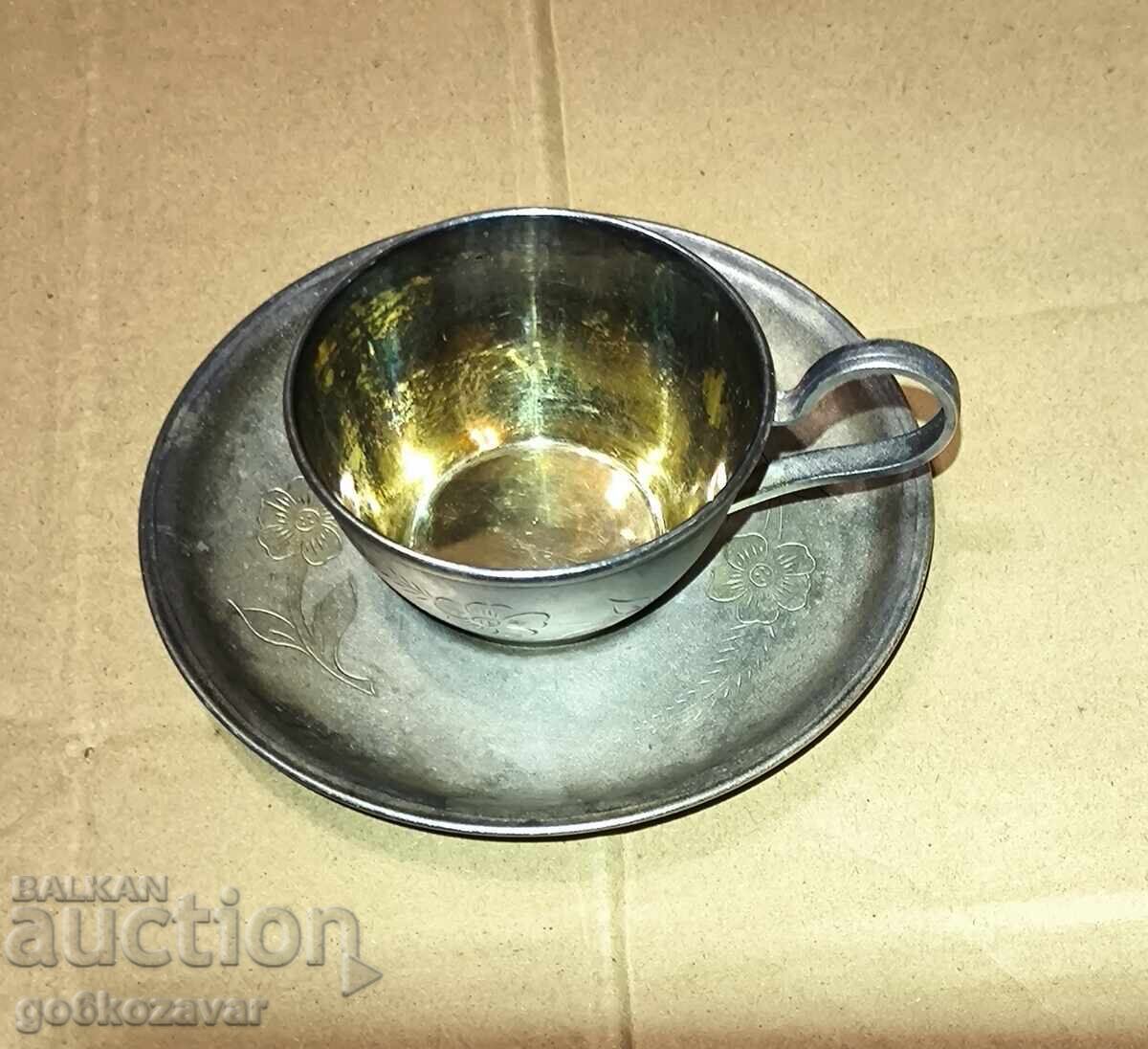URSS, Anii '70, Ceșcuță de cafea, Melchior, Aurire, Argintare