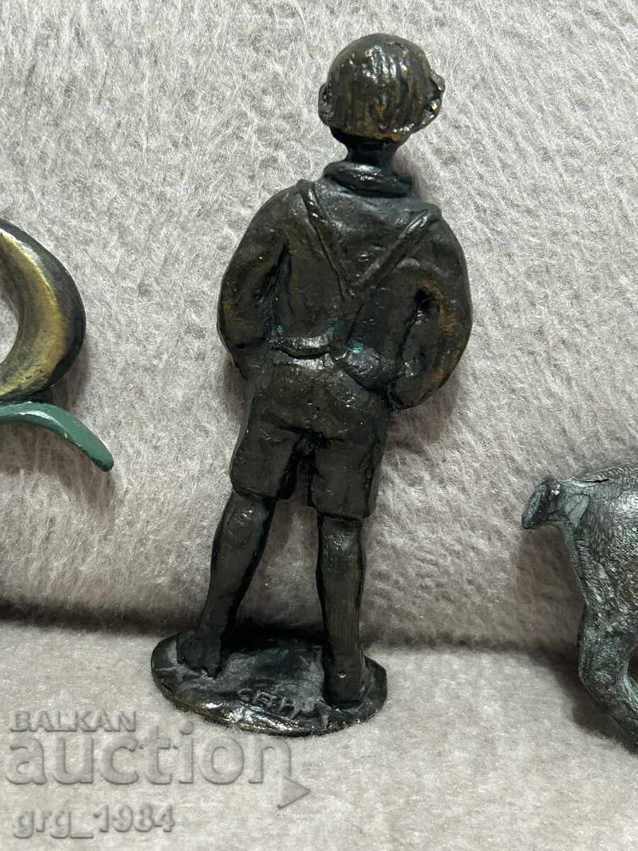 Σύνολο από μικρά μπρούτζινα αγαλματίδια - 7 Σύνολο από μικρά μπρούτζινα αγαλματίδια - 7