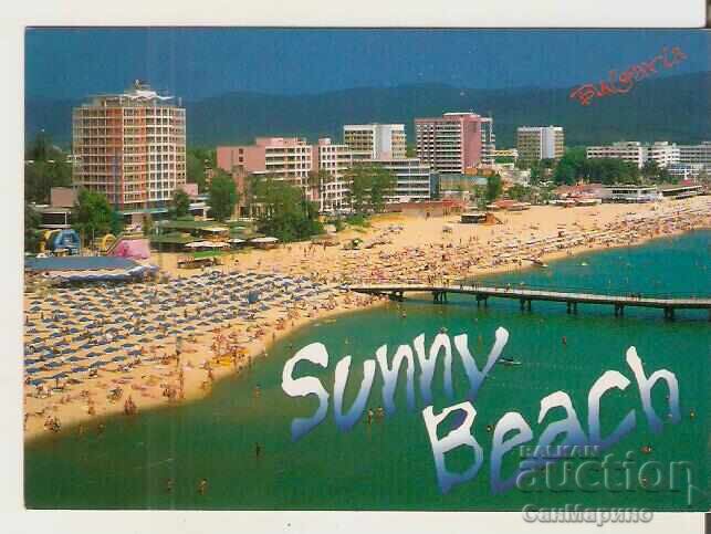 Bulgaria Postcard Sunny Beach View 45**