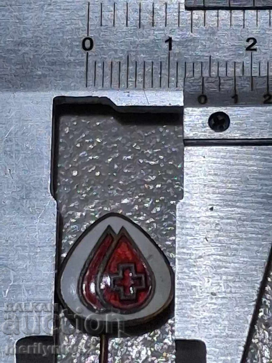 Livrarea Semn de piept Donator de sânge Crucea Roșie medalie insignă