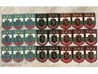 LOT EMBLEME „BNA” — 24 bucăți