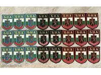 LOT EMBLEME „BNA” — 24 bucăți