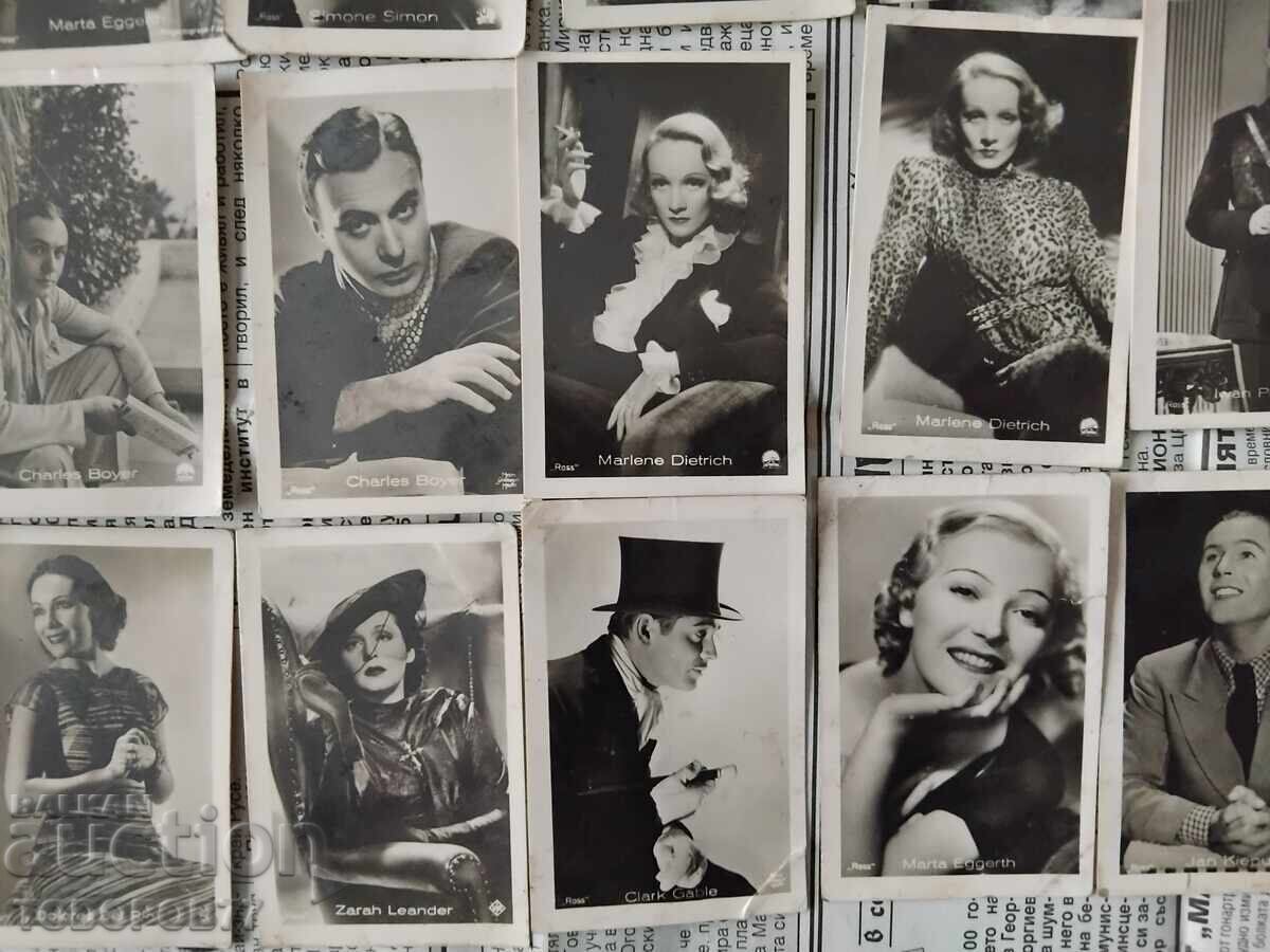 Licitație Fotografii cu cântăreți și artiști din anii '30