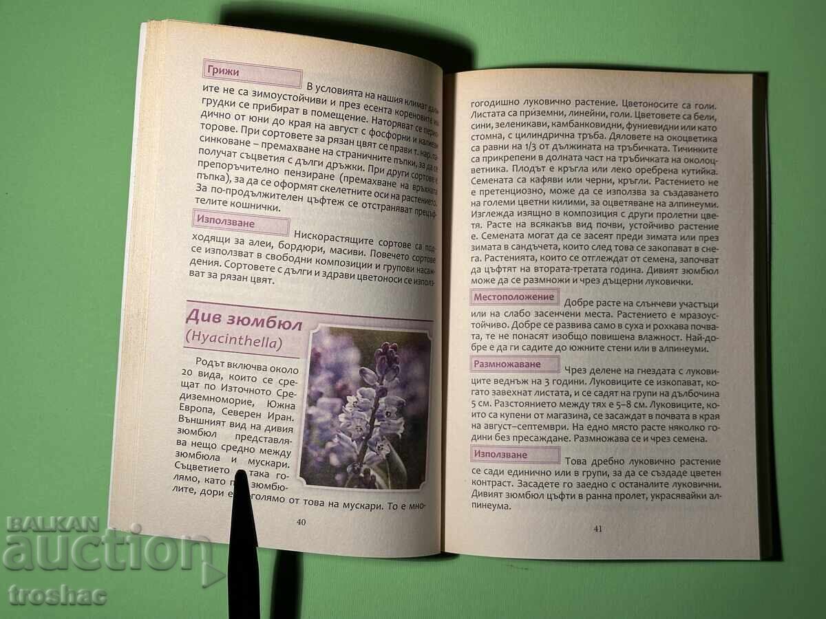 Licitație Cartea Marea Enciclopedie a Florilor / Bulbi și Tuberculi