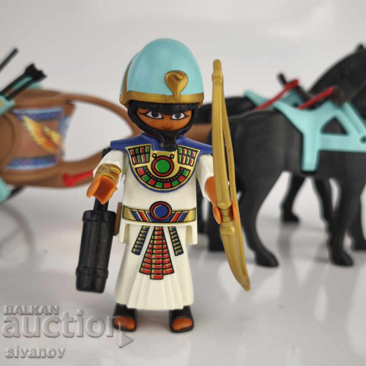 Аукцион Плеймобил Playmobil 2008 фараон с колесница #6260