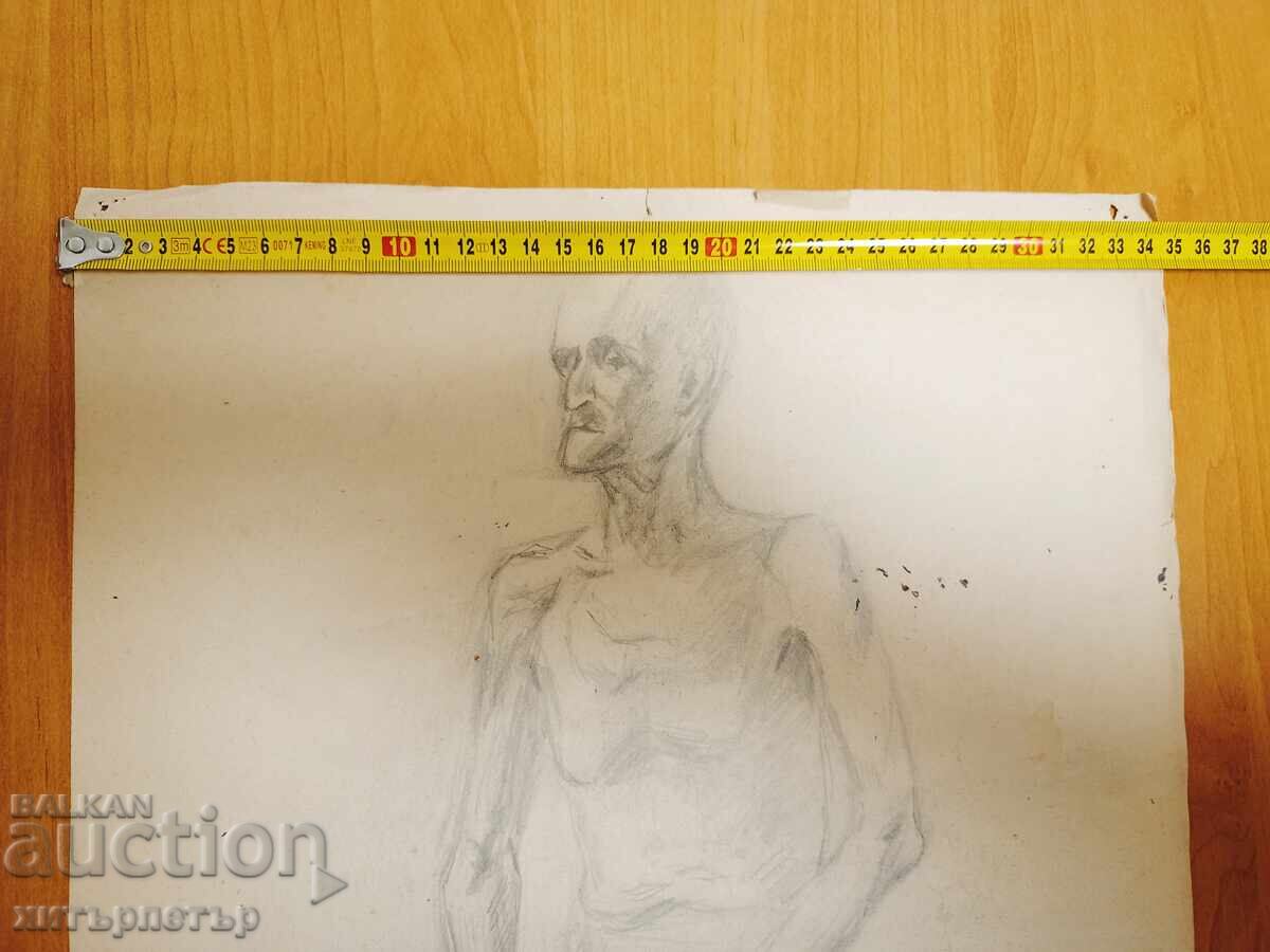 Аукцион Графика молив хартия фигура 2