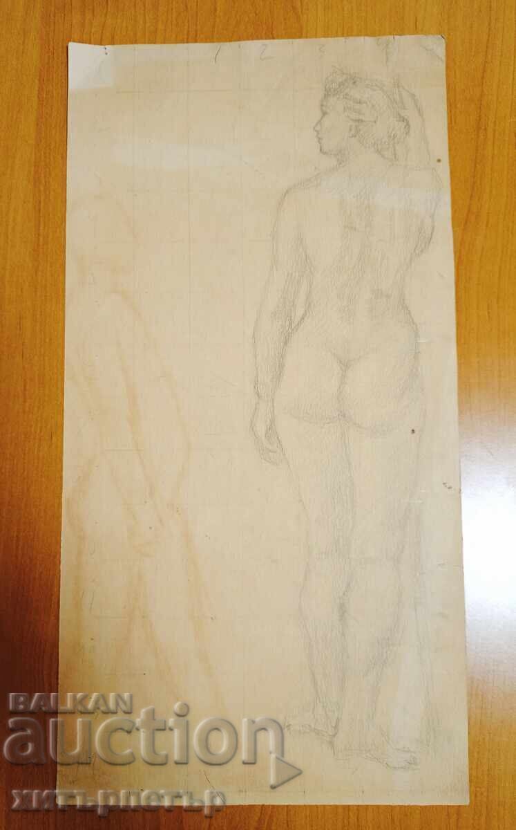 Grafică creion carton figură 1a Grafică creion carton figură 1a