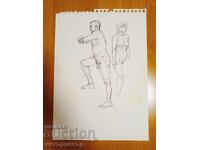 Grafică creion hârtie figuri