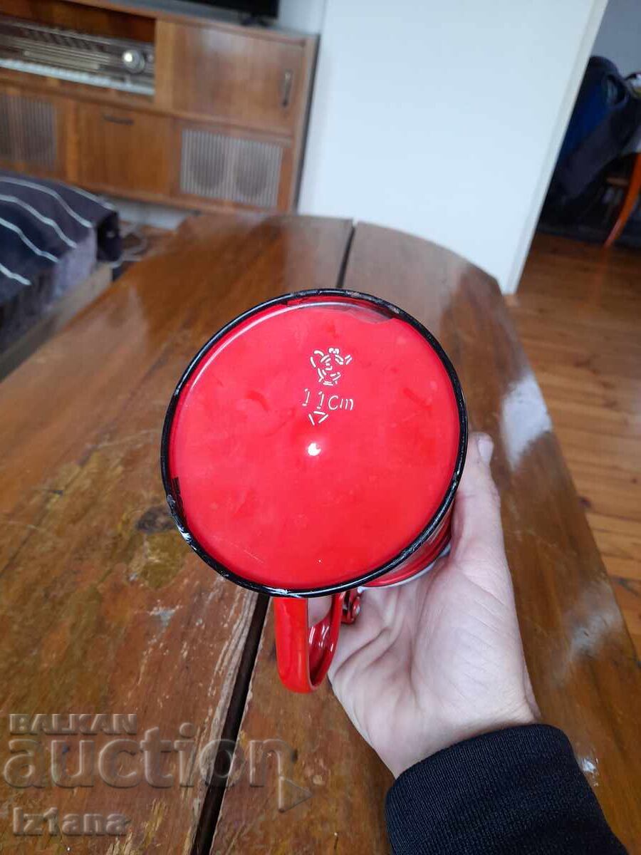 Old enamel teapot - 6