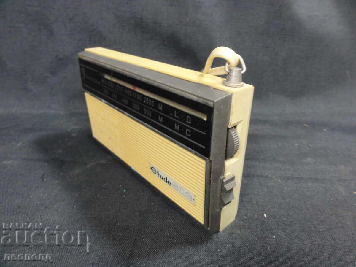 Livrarea BZTS STAR RETRO SOTS SSSR TRANZISTOR RADIO ETYUD ETUDE