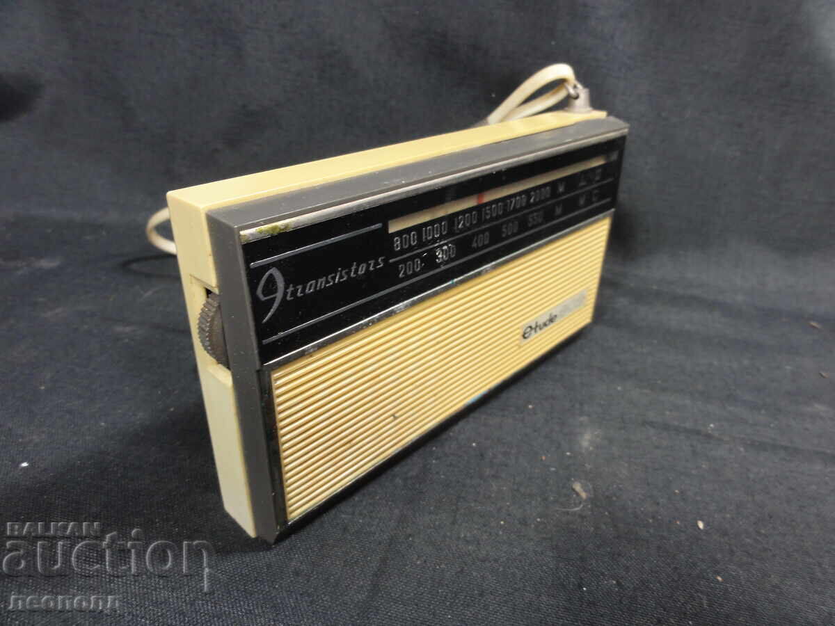 BZTS STAR RETRO SOTS SSSR TRANZISTOR RADIO ETYUD ETUDE - 5