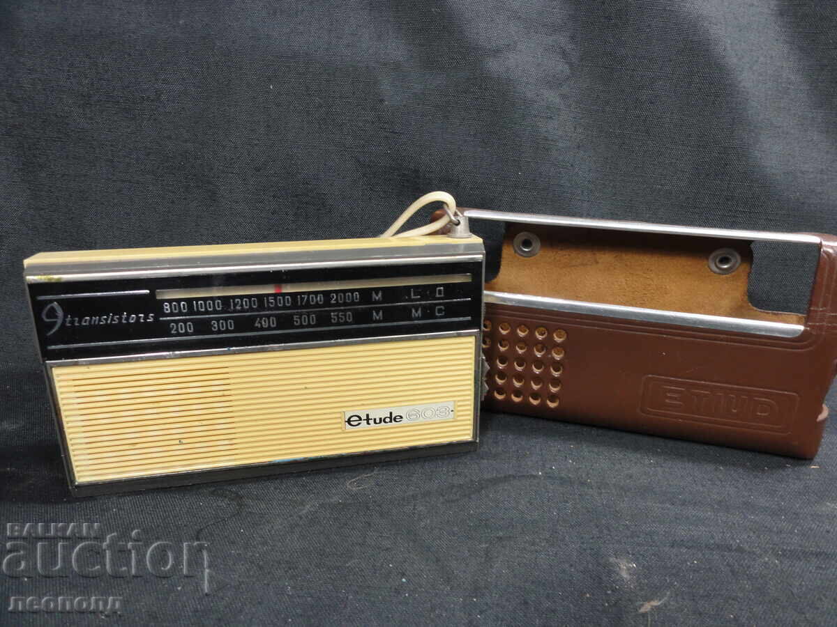 BZTS STAR RETRO SOTS SSSR TRANZISTOR RADIO ETYUD ETUDE