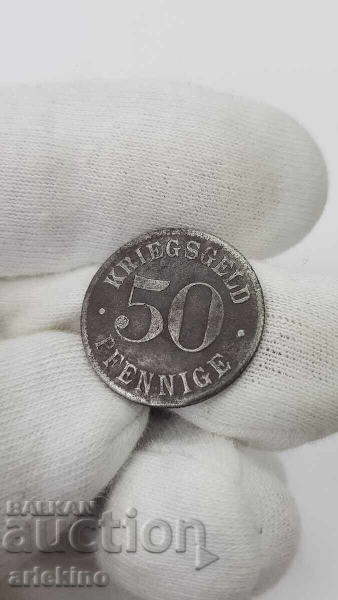 Licitație Monedă de colecție din fier 50 de pfennig 1919 - 20 HELDELBERG