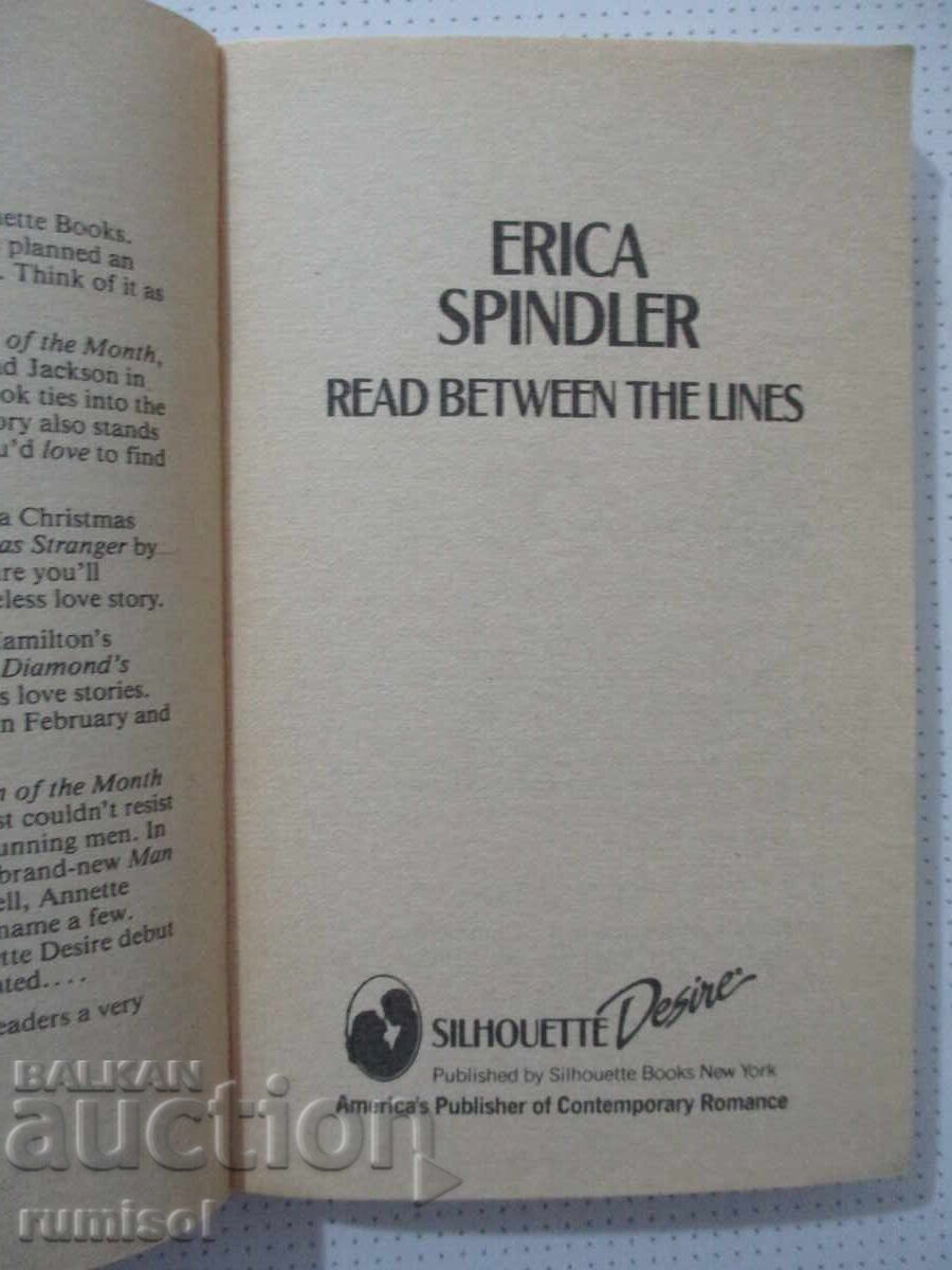 Read Between the Lines - Erica Spindler with price € 4.79 | 9.37 BGN
