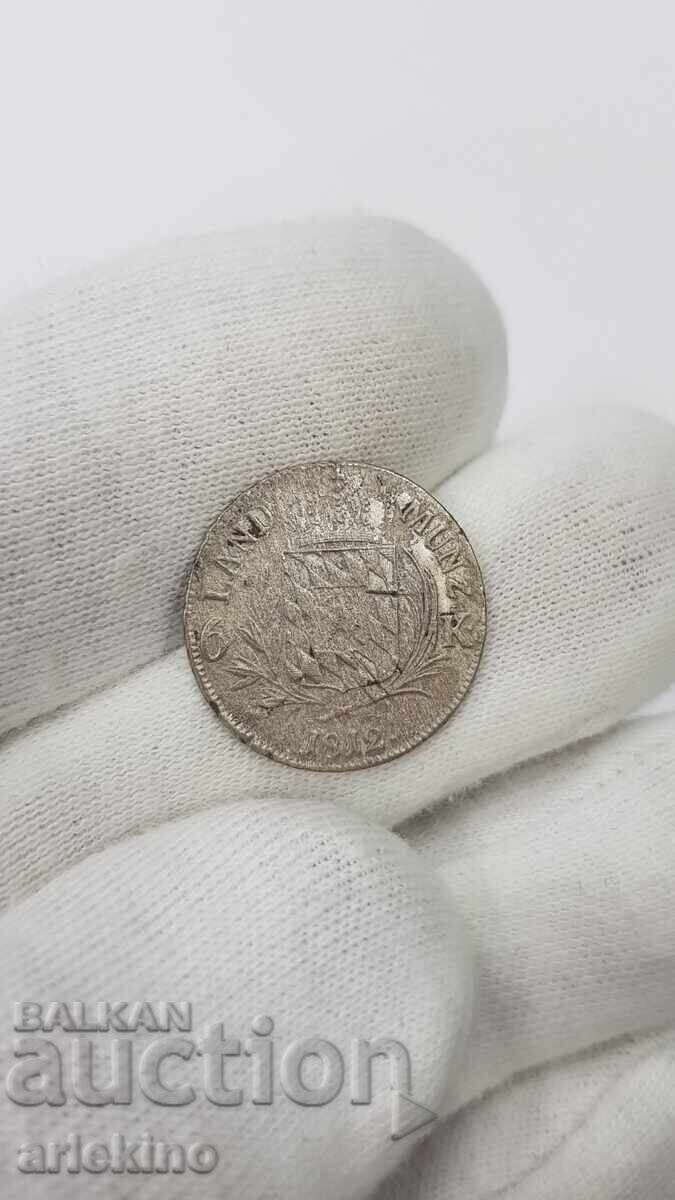 Monedă de colecție din argint 6 KREUZER 1812 BAIERN Germania cu preț € 9.00 | 17.60 BGN