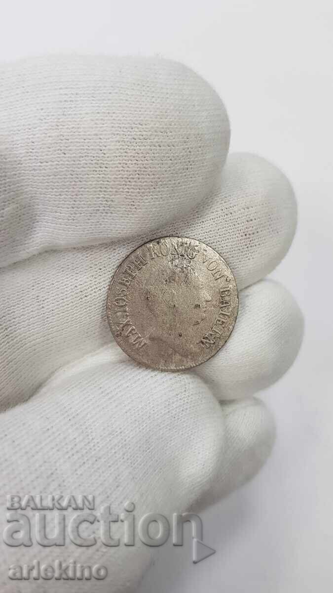 Monedă de colecție din argint 6 KREUZER 1812 BAIERN Germania