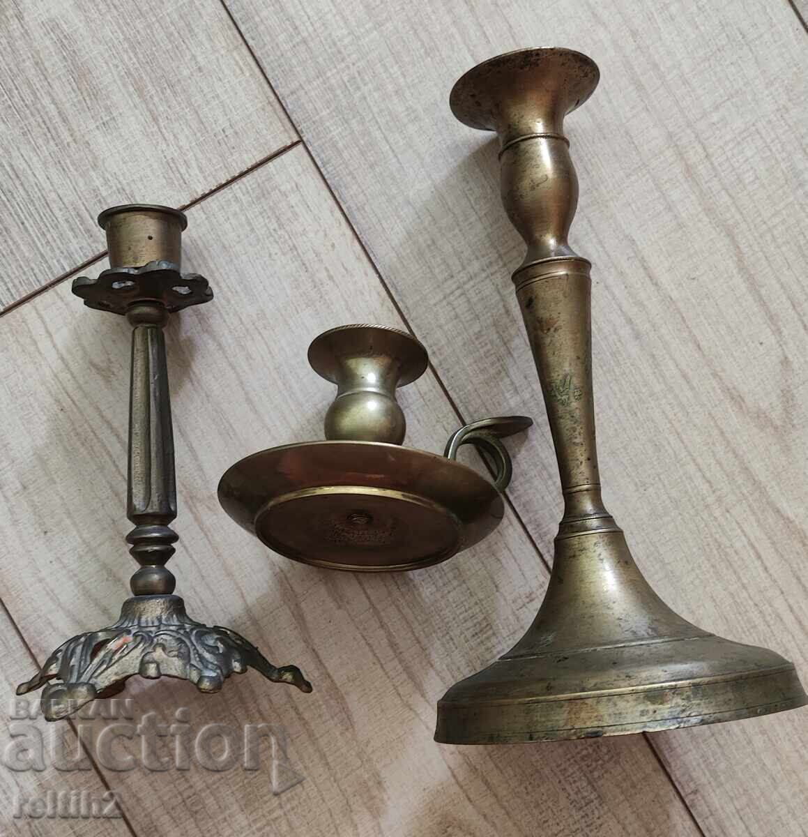Χάλκινα κηροπήγια με τιμή € 18.00 | 35.21 BGN