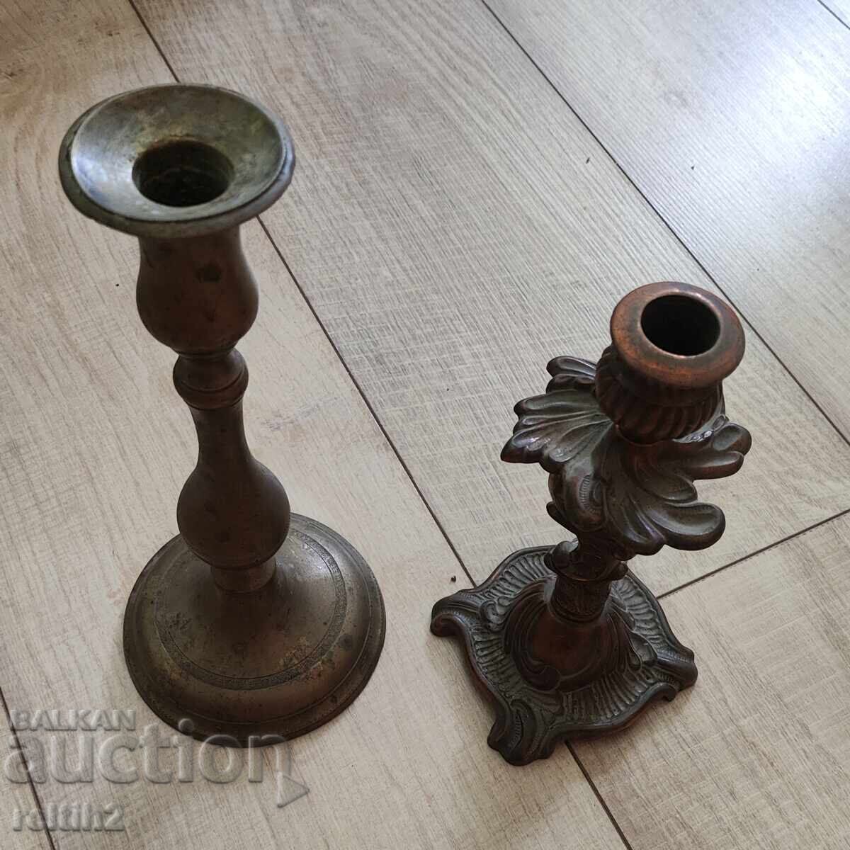 Χάλκινα κηροπήγια