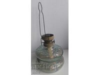 Old gas lamp with missing parts