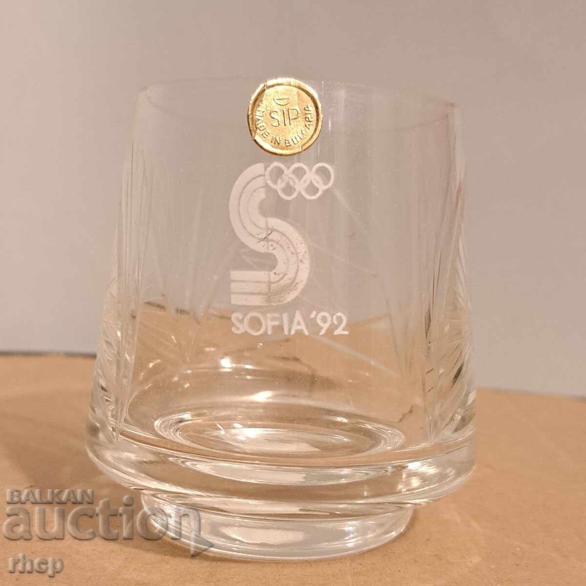Sofia '92 set de pahare sticlă de potasiu 1985 cu preț € 39.80 | 77.84 BGN Sofia '92 set de pahare sticlă de potasiu 1985 cu preț € 39.80 | 77.84 BGN