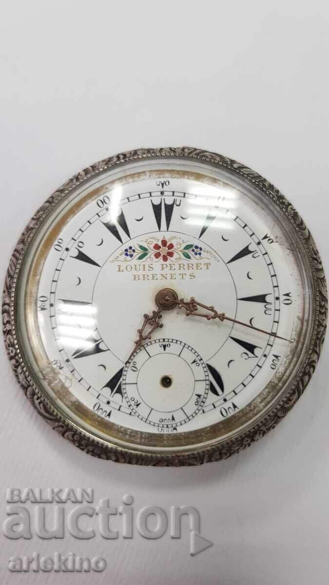 Auction  Silver Pocket Turkish Ottoman Watch LOUIS PERET