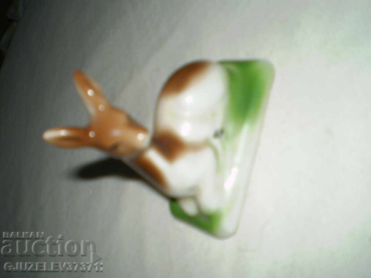 Българска порцеланова фигура на сърна - 5