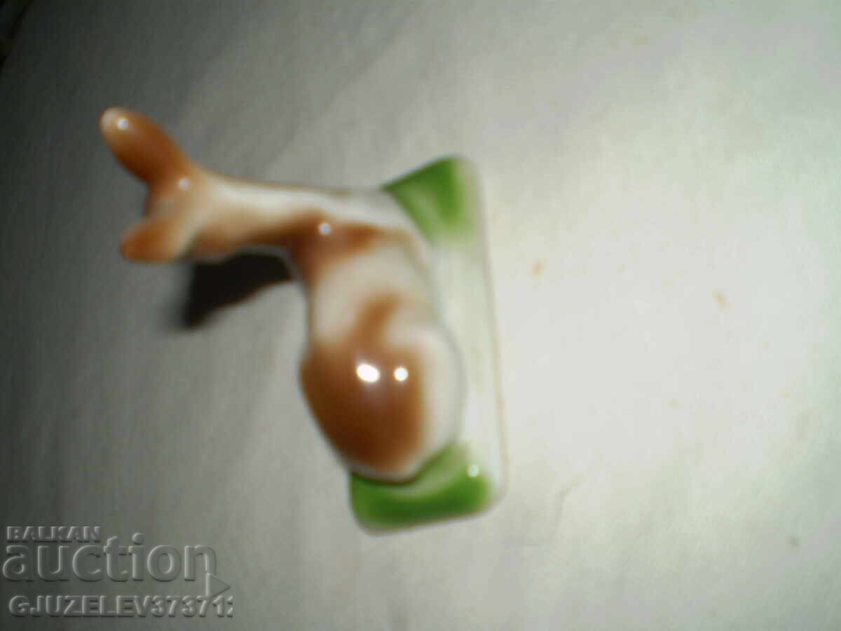 Българска порцеланова фигура на сърна - 6