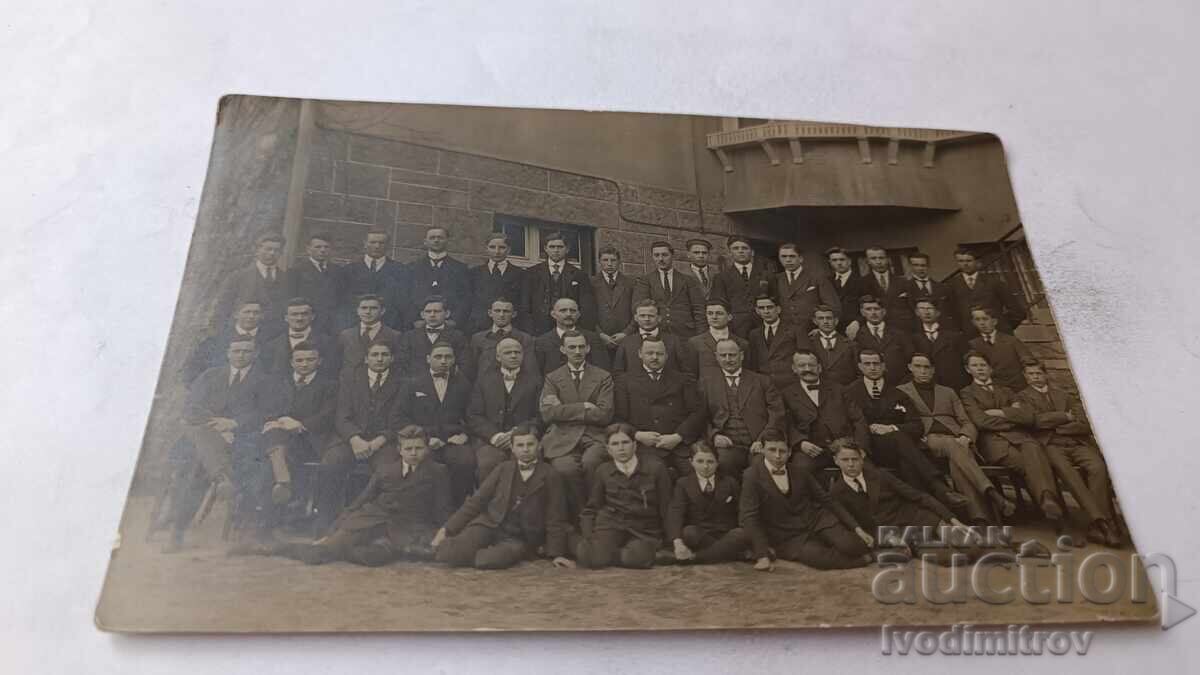 Photo of Young Men with Their Teachers