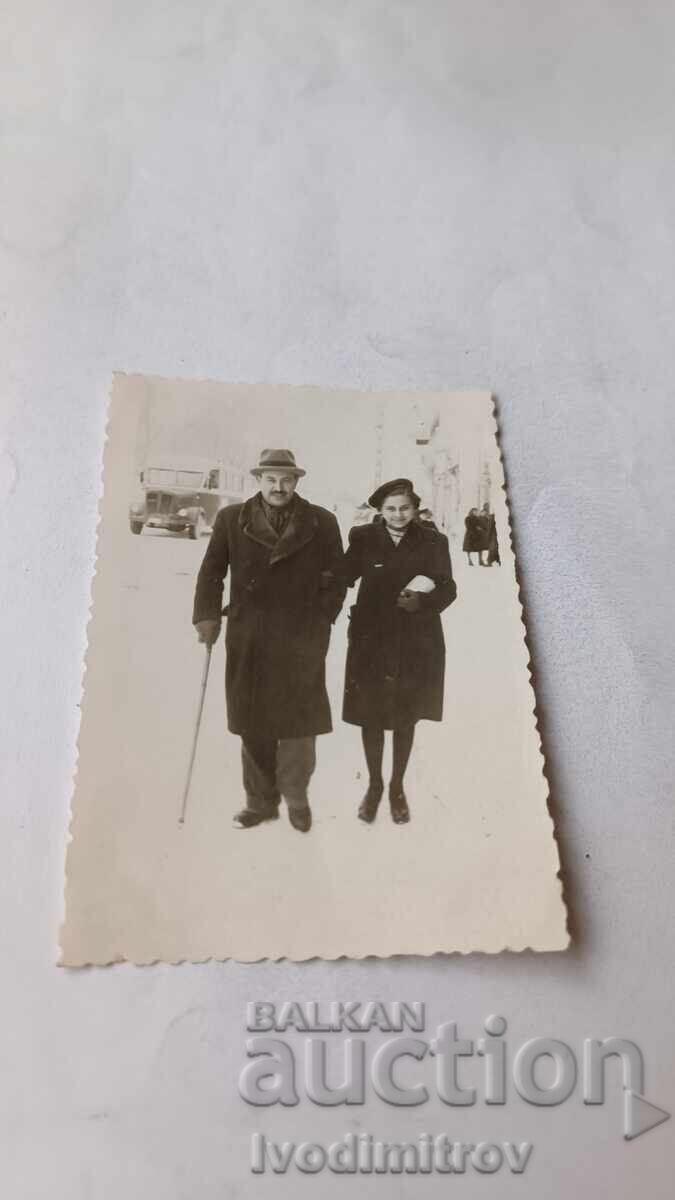 Photo Sofia Man and woman on a walk