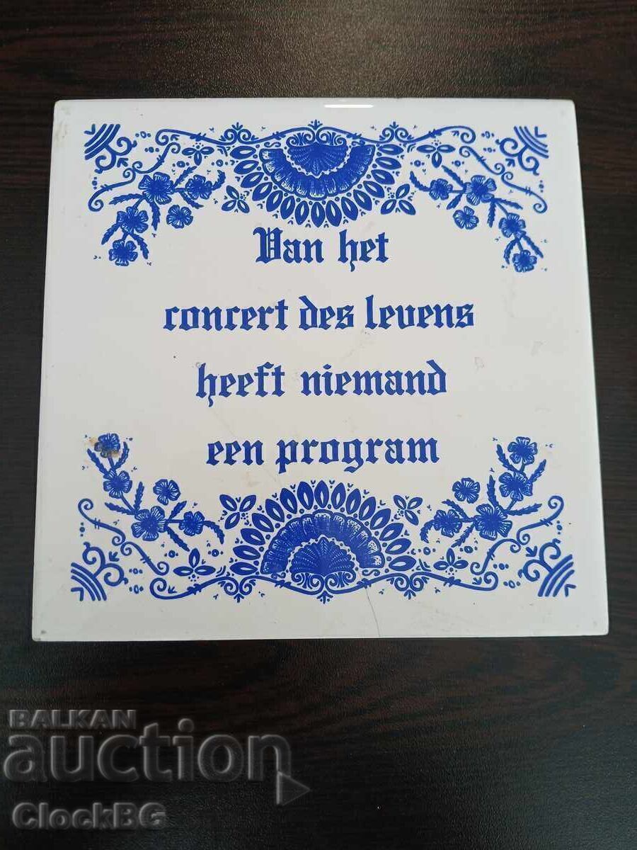 Plăcuță olandeză