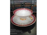 VINTAGE PORCELAIN CUP WITH SAUCER – WINTERLING BAVARIA