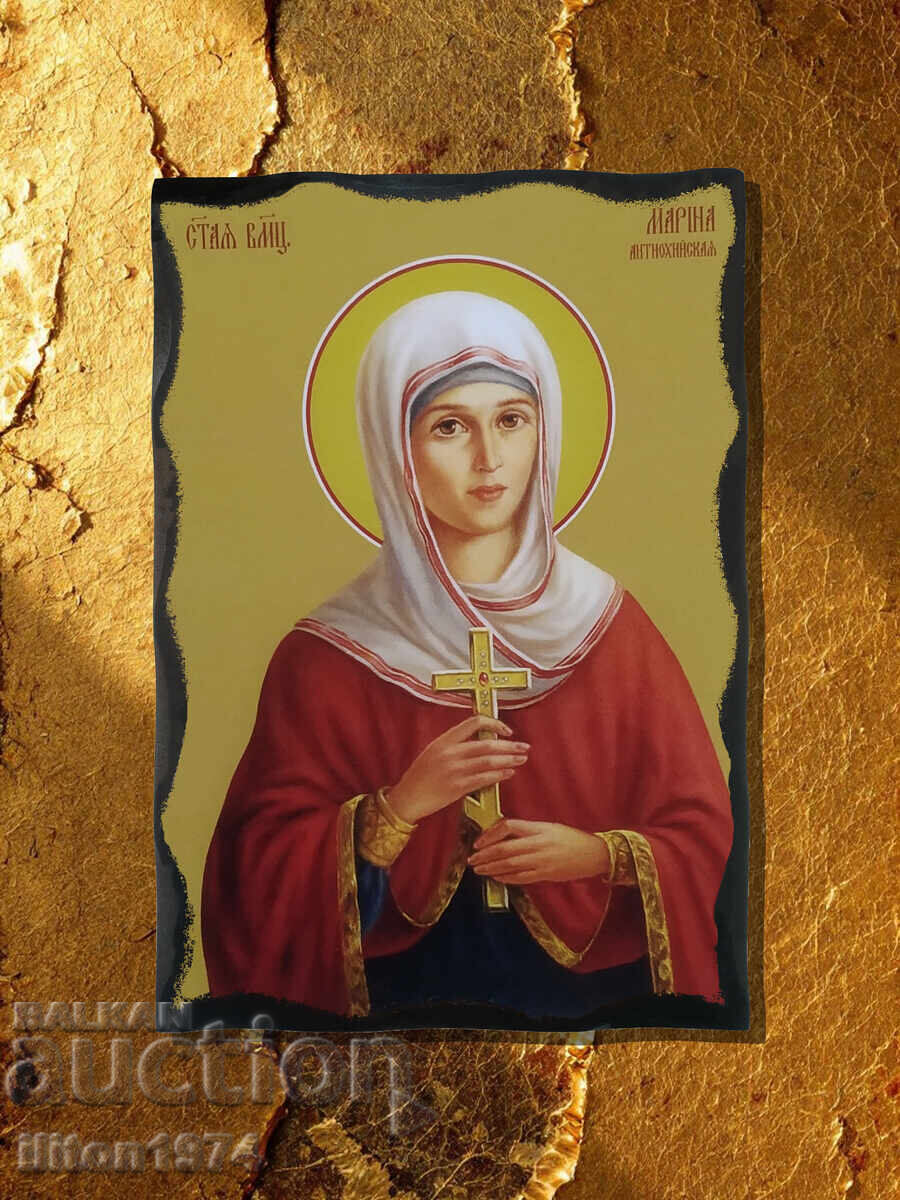 Icoană "Sfânta Mare Muceniță Marina"