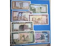 Λίβανος 1980 7 τεμάχια σετ UNC Καινούργια